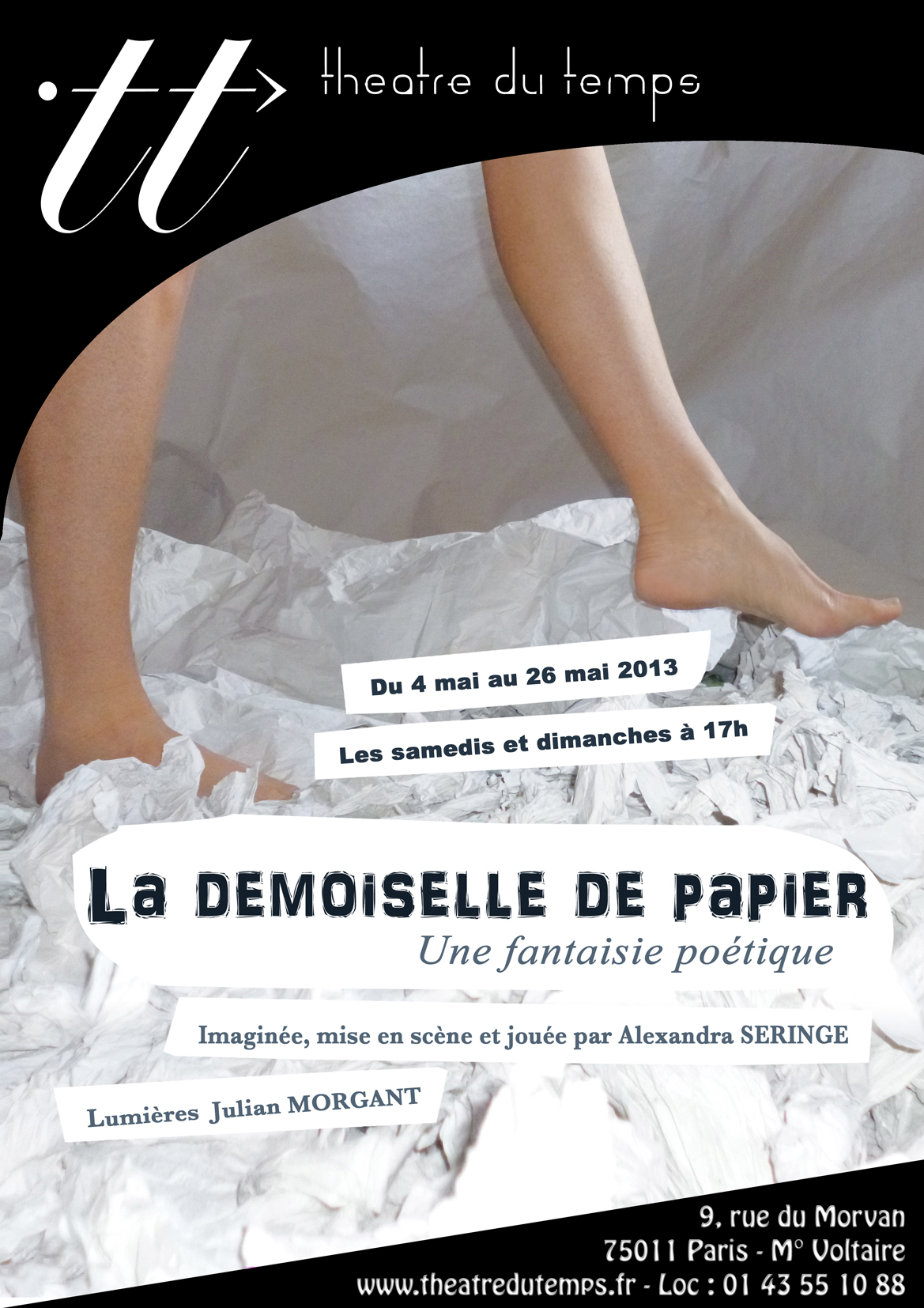 Theatre : La Demoiselle de Papier – une fantaisie poétique