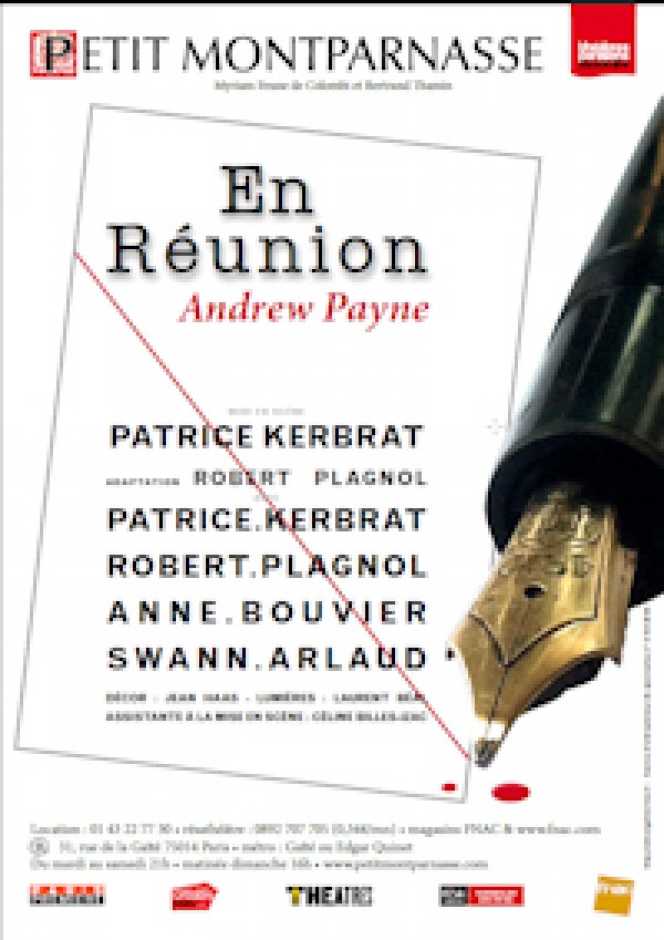 Theatre : en réunion d'Andrew Payne