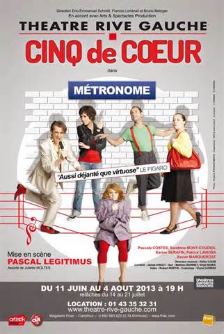Théâtre : Métronome – Cinq de coeur