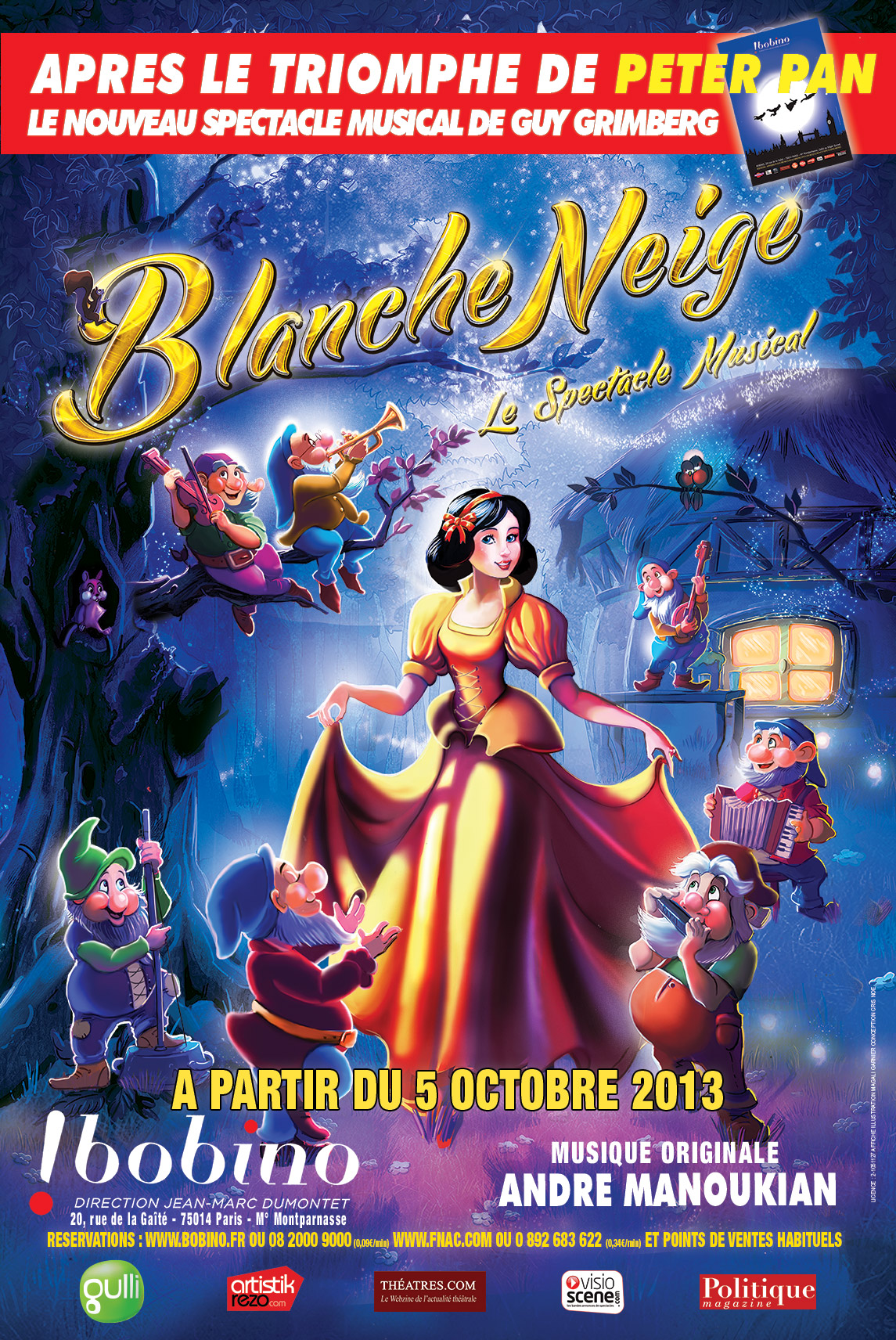 Théâtre Jeune Public : Blanche-Neige