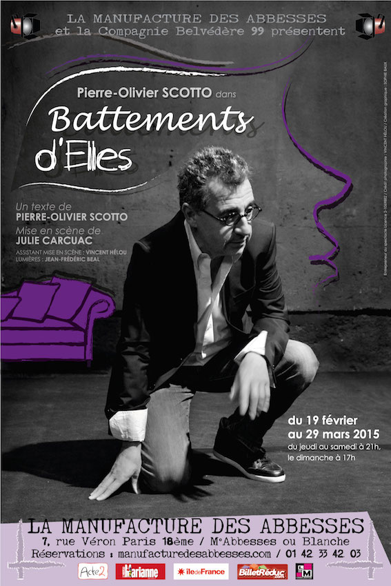 Théâtre : "Battements d'elles" un joli monologue à la Manufacture des Abbesses