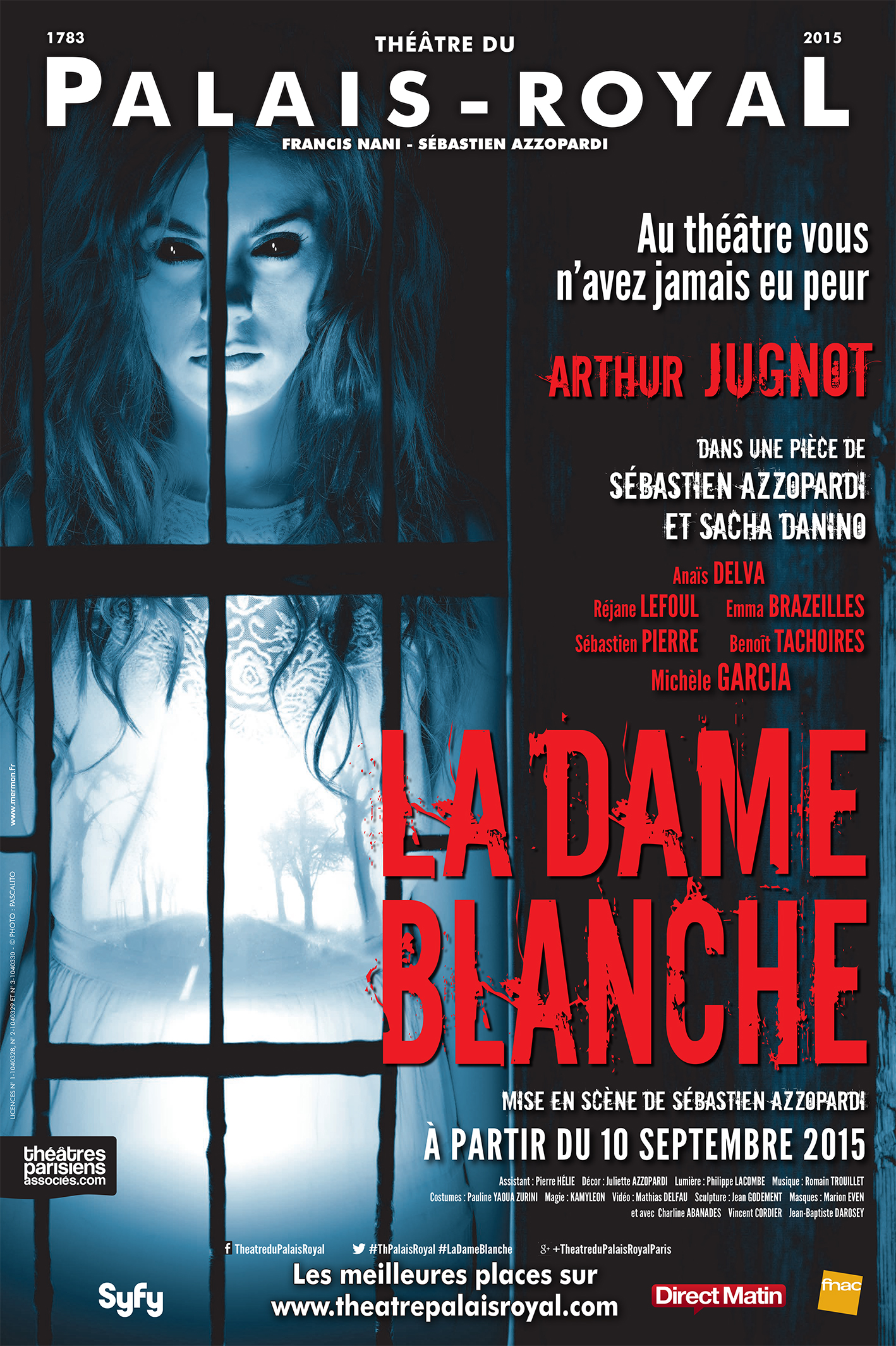 "La dame blanche" au Théâtre du Palais Royal : une exprérience théâtrale à vivre !