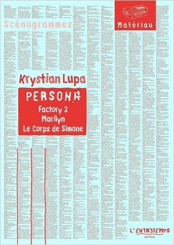 Editions de L'Entretemps : "Persona"