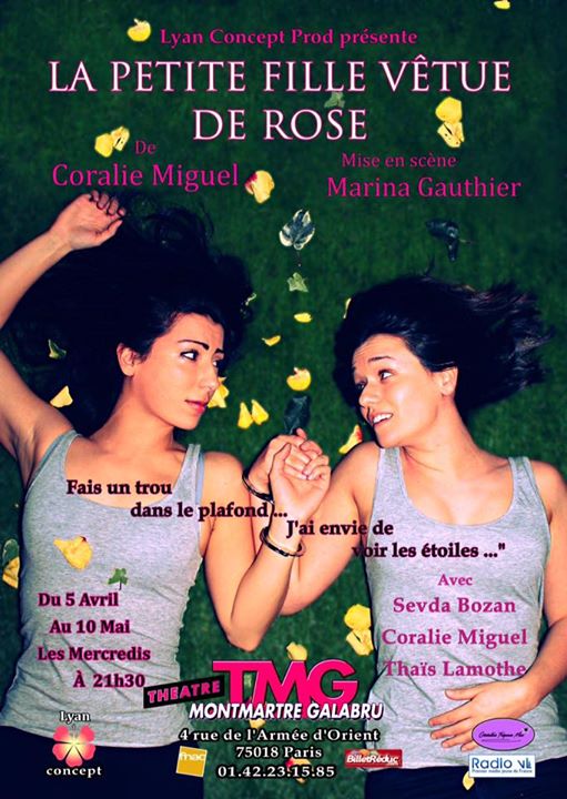 Théâtre : "La petite fille vêtue de rose" au théâtre Montmartre-Galabru