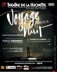 Théâtre : "Voyage au bout de la nuit" de Céline au Théâtre de la Huchette