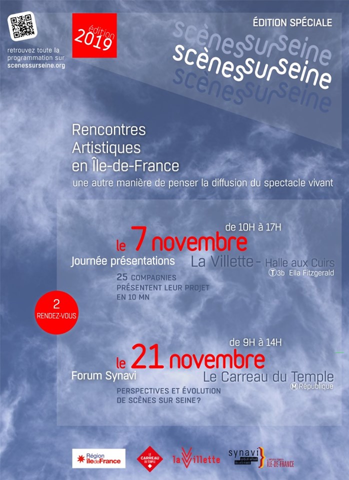 événement : Scènes sur Seine, Rencontres artistiques en IDF le 7 Novembre