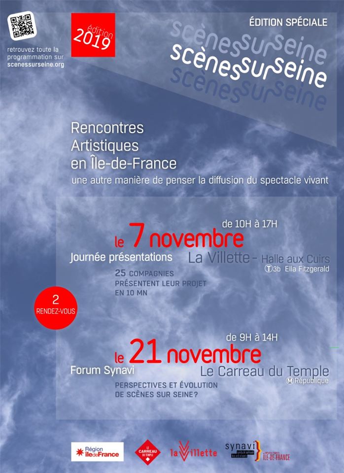 évènement : Scènes sur Seine 2019, le forum jeudi 21 novembre !