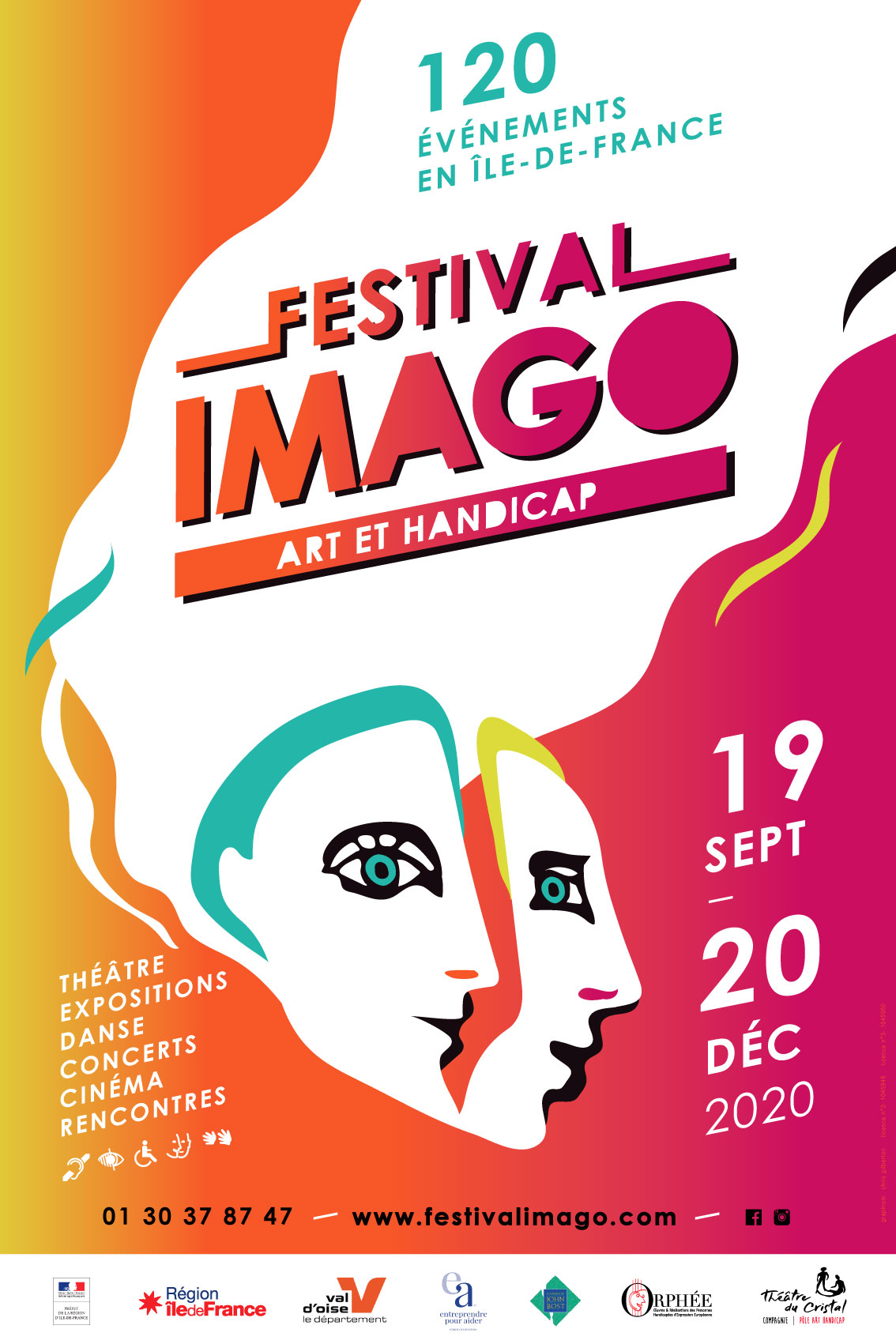 Événement : Du 19 septembre au 20 décembre l'inclusion au coeur du Festival Imago art et handicap