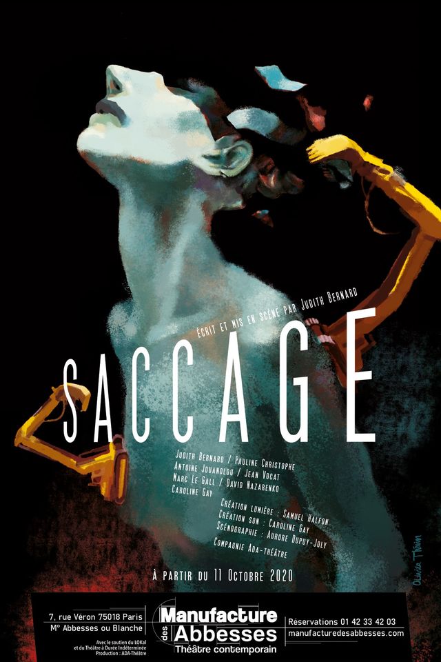 Théâtre : "Saccage" à la Manufacture des Abbesses