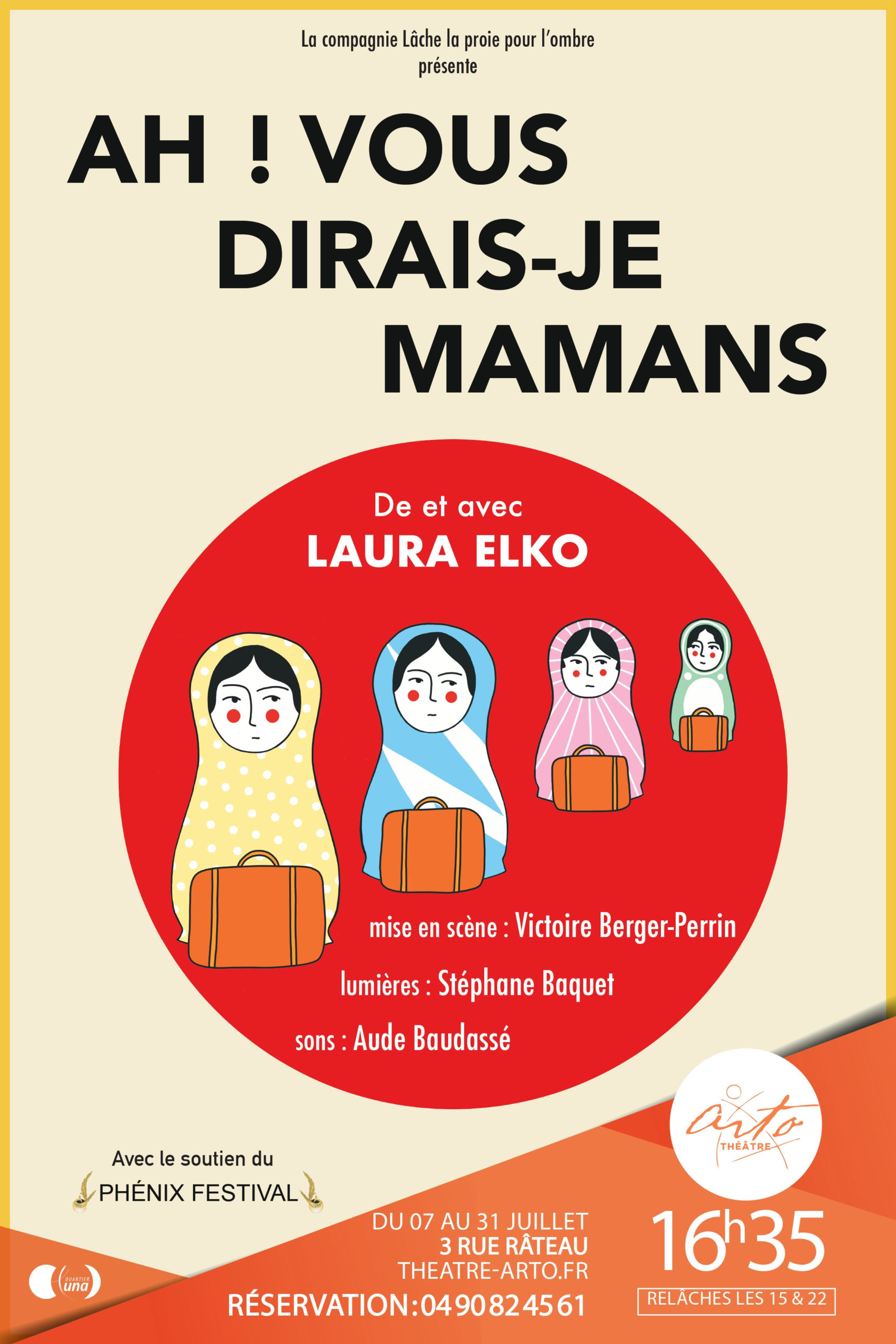 Festival d’Avignon : « Ah vous dirais-je Mamans » de Laura Elko